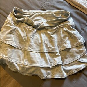 Athleta Gray Mini Bubble Skirt for Athletic Wear